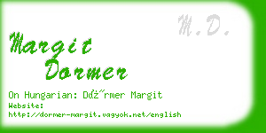 margit dormer business card
